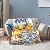 Cartoon Candy Candy Anime Blanket Plush Funny Warm Throw Blanket for Bed Sofa Summer