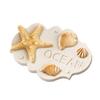 3D Starfish Shell Refrigerator Magnet Resin Ocean Beach Fridge Magnet Coastal Home Kitchen Office Whiteboard Locker Magnetic
