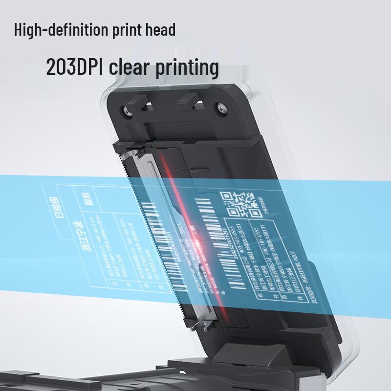 Deli GE431W Thermal Label Printer CN plug (adapter included)