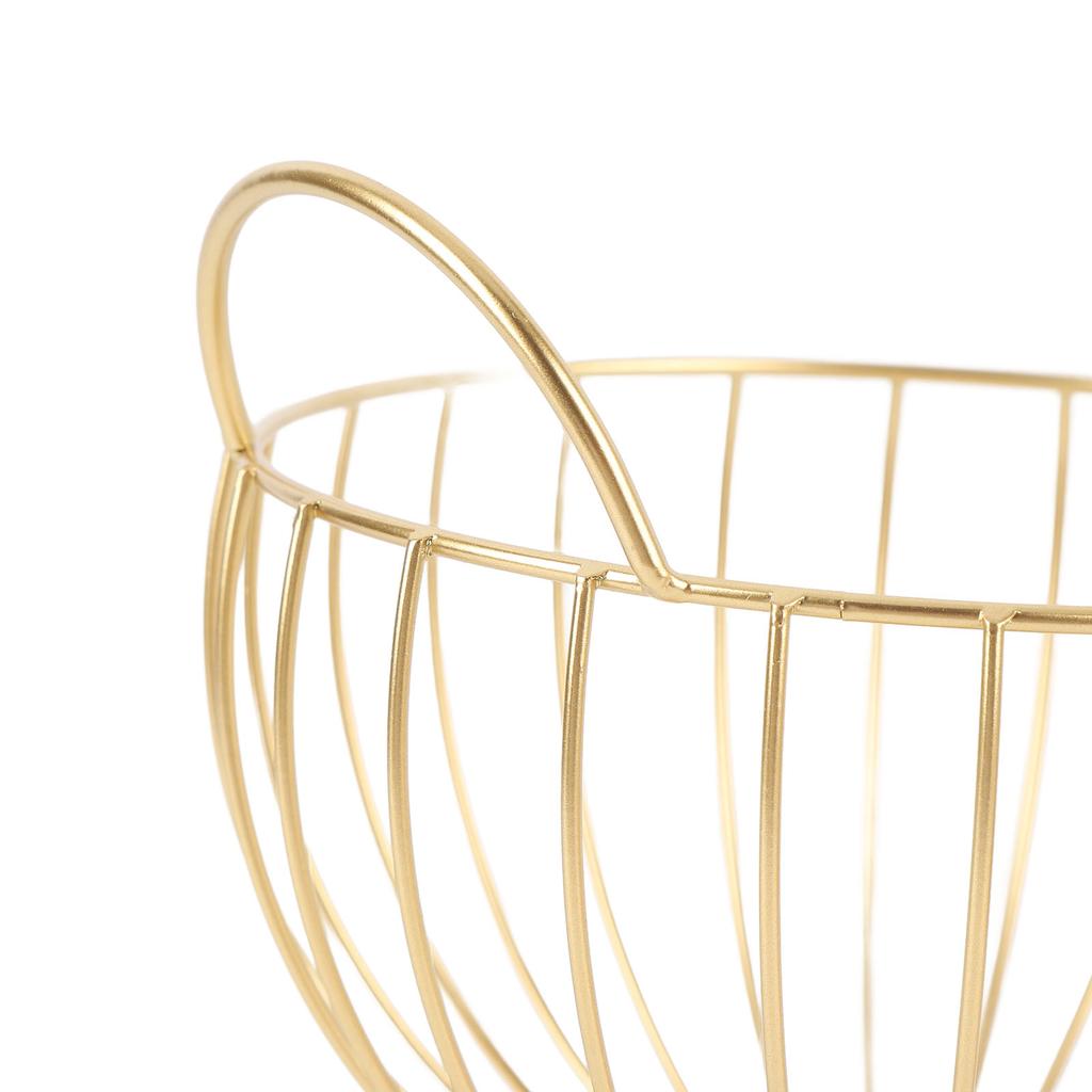 Coffee Pod Holder Iron Coffee Capsule Basket Bar Counter Organizer for Kitchen Office Desktop Gold