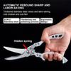 1pc Stainless Steel Kitchen Scissors Ultra-Sharp Rust-Resistant Multipurpose for Fish Meat Chicken Fruits Vegetables Durable Ergonomic Design
