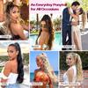 Ponytail Extension 26 Inch Claw Clip Ponytail Extension Long Wave Ponytail Extensions for Women Fluffy Natural Synthetic Hairpiece for Daily Use