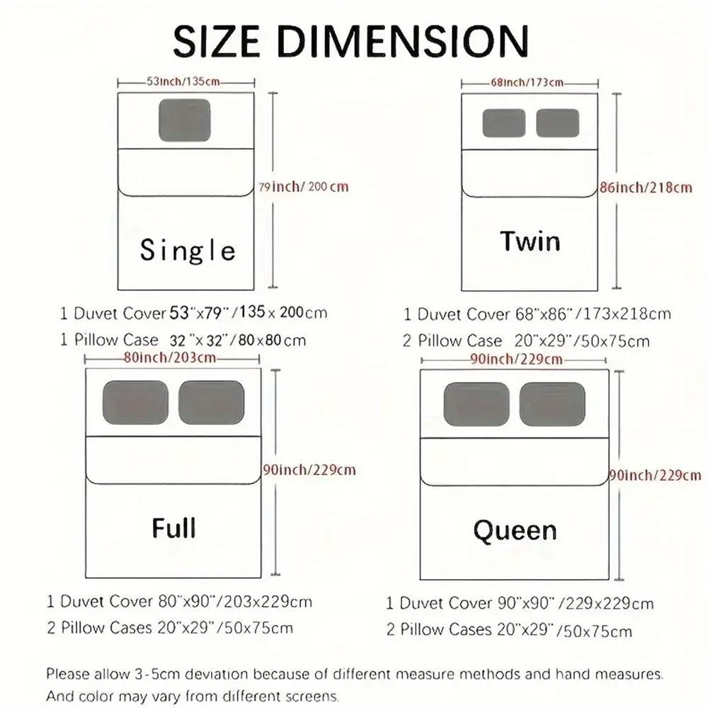 Cute Cartoon Koala Bedding Set 2/3pcs Set Quilt Cover Set 1 Quilt Cover + 1/2 Pillow Cover Without Quilt Core, Soft