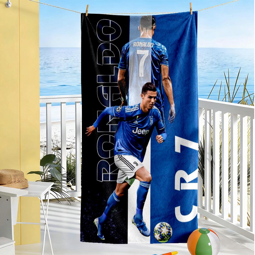 Cristiano Ronaldo's Legacy Beach Towel Super Soft Microfiber Quickdry Fabric Comfortable Lightweight