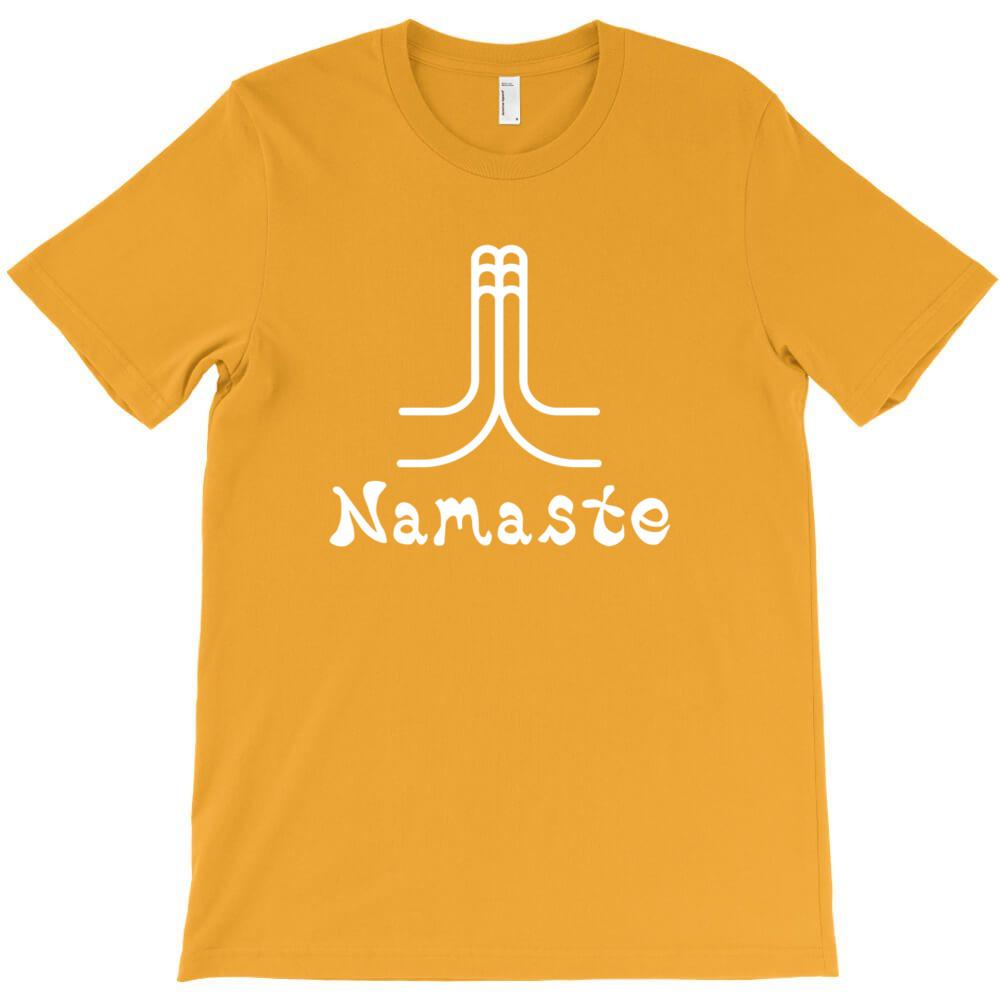 Namaste T-Shirt Druck Für Mann Kurzarm-T-Shirts Vor Baumwoll-Oberteile Kurzarm-T-Shirts Das