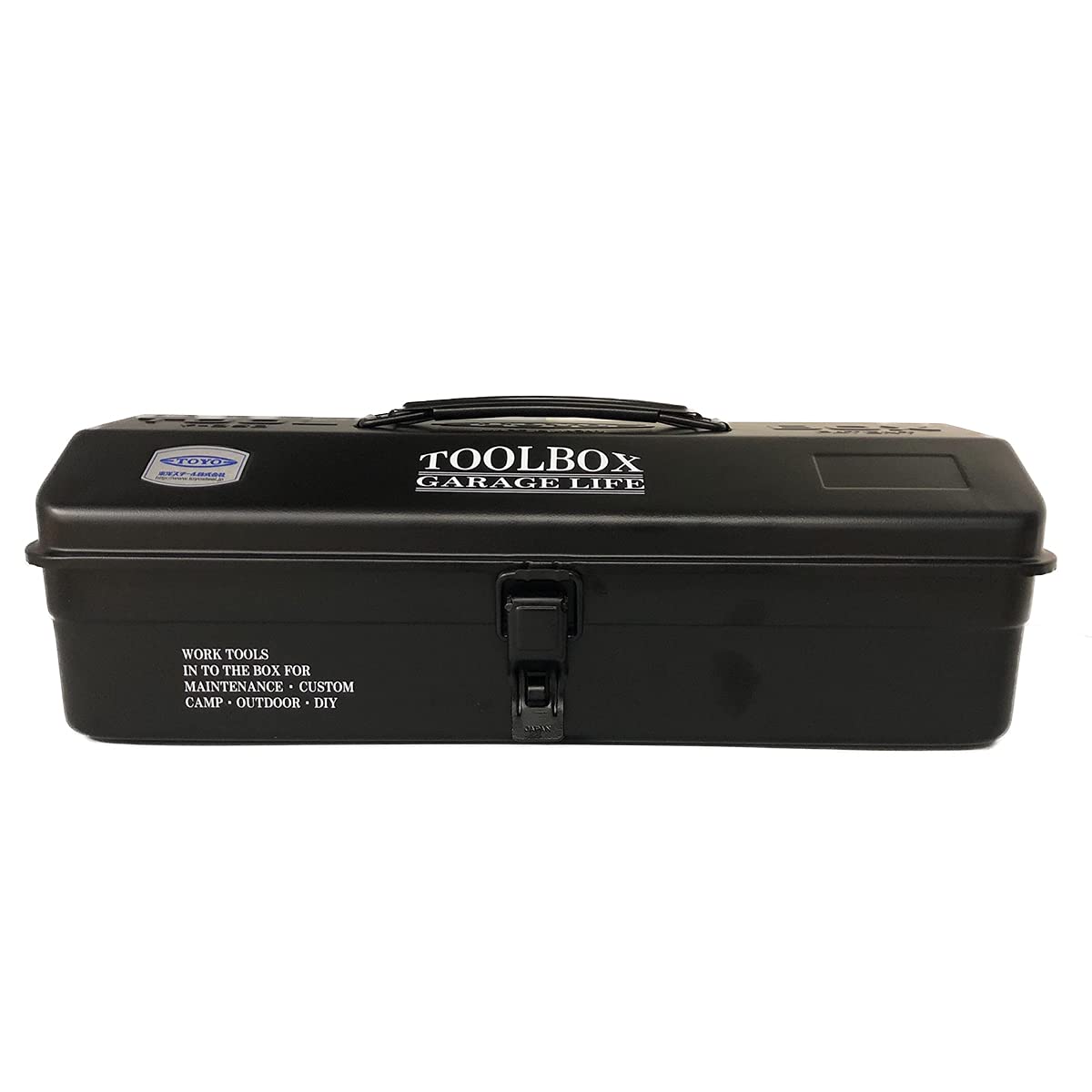 

Yamashiro Steel Tool Tool W360 x D150 x (Yamashiro) Yamashiro-made Mountain-Shaped Box, Box, Camping, Interior, Garage, H110mm, Black, YK-032BK чёрный