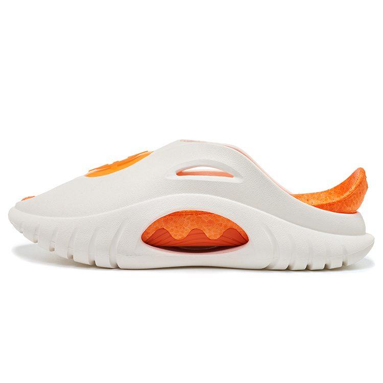 RIGORER Shark 1 Slide Slippers Unisex White Orange Z123260506-2