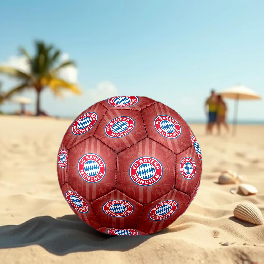 Bayern Monaco Pallone da Calcio Taglia 5 Alta Elasticità Pallone da Calcio Per Competizione All'aperto Allenamento Quotidiano Gioco