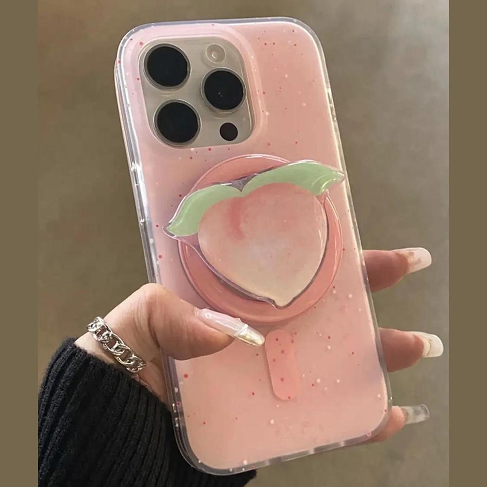 Cute Red Strawberry Magnetic Holder Griptok Phone Stand Holder Support