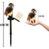 Solar Resin Owl LED Light Outdoor Waterproof Ground Plug Light Courtyard Lawn Landscape Light LED Outdoor Garden Decoration Light