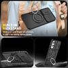 Magnetic Ring Stand Case For Samsung Galaxy S25 Edge S24 Ultra S23 S22 S21 Note 20Ultra Slide Camera Lens Protection Back Cover