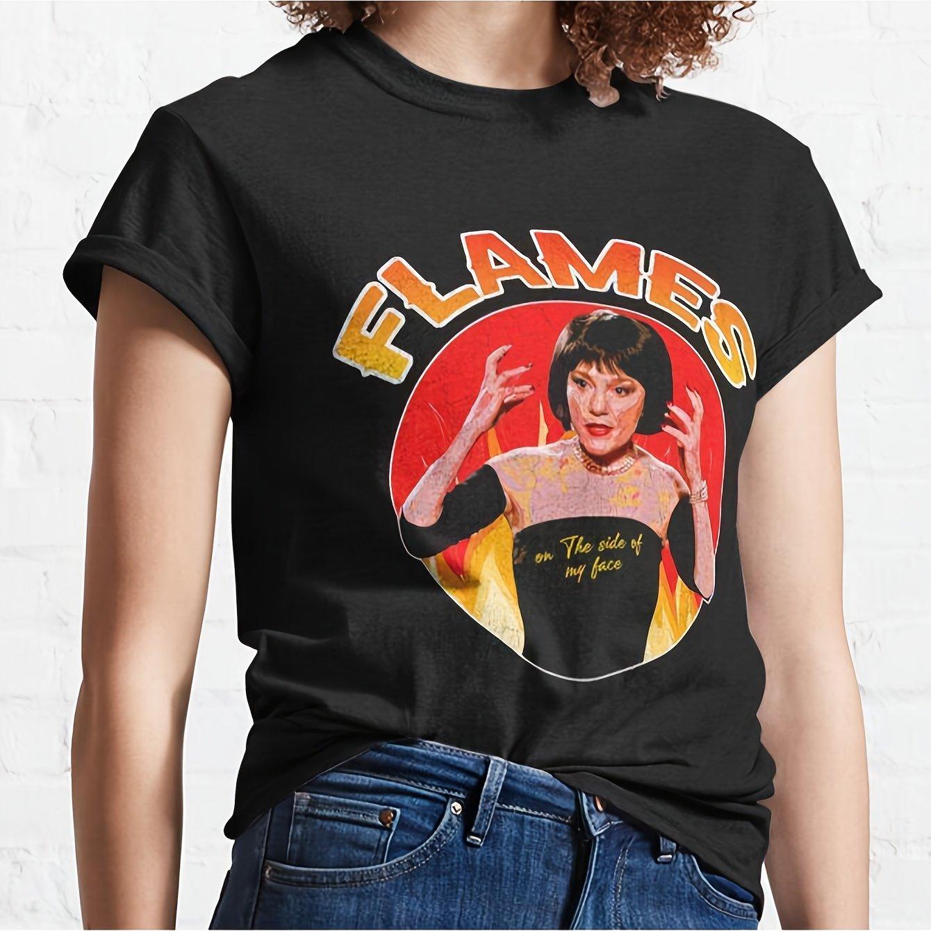 

Clue Movie Classic TShirt Graphic Short Sleeve Shirt Unisex Summer Women TShirt Black Casual Crew Neck Cotton Tee S