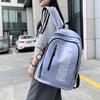 Schoolbag New Large Capacity American Trendy Cool Simple Fashion Versatile ins High Value School Bag Junior High School Student Backpack