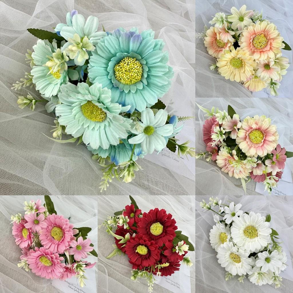 Chrysanthemum Fake Morifolium For Home Interior Table Wedding Photography And