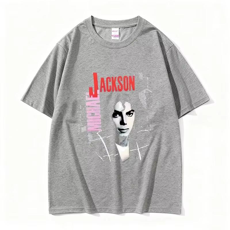 King of Pop Michael Jackson Graphic Tshirt Men Casual High Quality Soft pure Cotton T Shirts Male Gothic Rock Streetwear