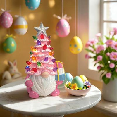 Dwarf Tree Festival Decoration Suitable For Indoor Spring Desktop Decoration Resin Crafts