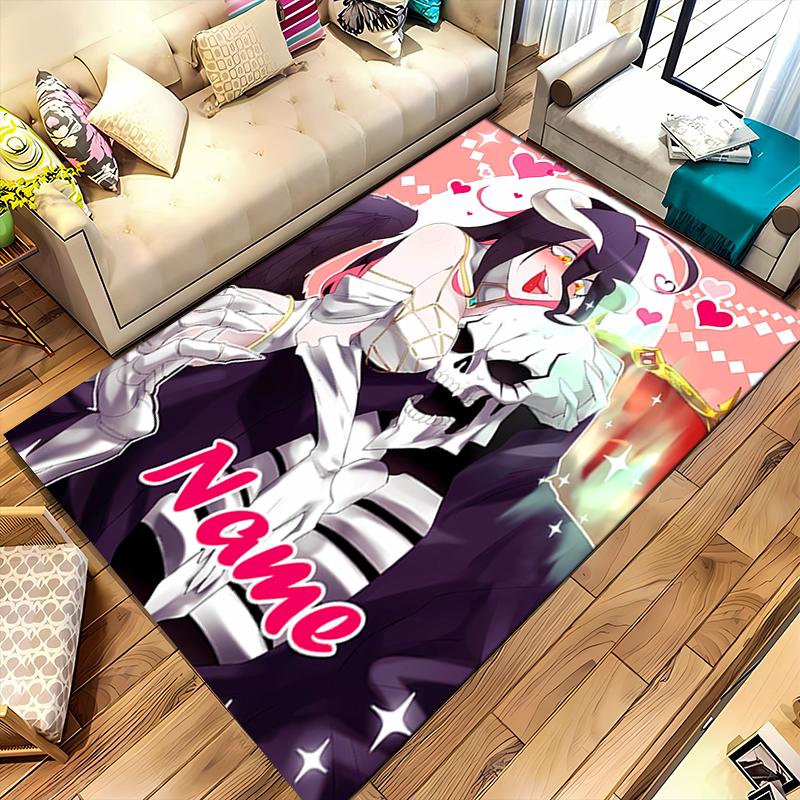 Custom Personalization Overlord Area Rug - Perfect For Kitchen, Bathroom,Laundry Room Decor Large Size Available,Gift All Seasons