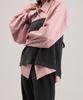 WHEN YOU MOVE String Velour Ribbed Wrap Skirt Pants Set Charcoal