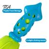 Pet Boredom Relief Supplies Octopus Squid Dog Chew Toy, Interactive Tug Squeaky Molar Toy with Flexible Rubber Training Toys Fabric Strips, Waterproof