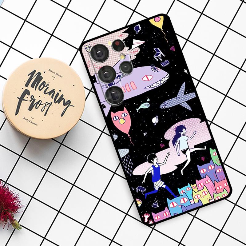 Omori Case For Samsung Galaxy S23 S20 FE S21 S22 Ultra Note 20 S8 S9 S10 Note 10 Plus Phone Coque