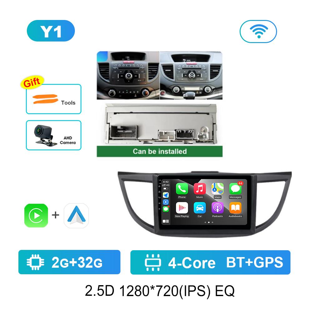 Carplay WiFi 10.1 '' for Honda CRV CR-V 4 RM RE 2011 - 2018 GPS Car Video Multimedia Player Android OS 4G BT HD Touch Screen