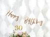 Partydeco Baner Happy Birthday Rozowe Zloto 165X62Cm