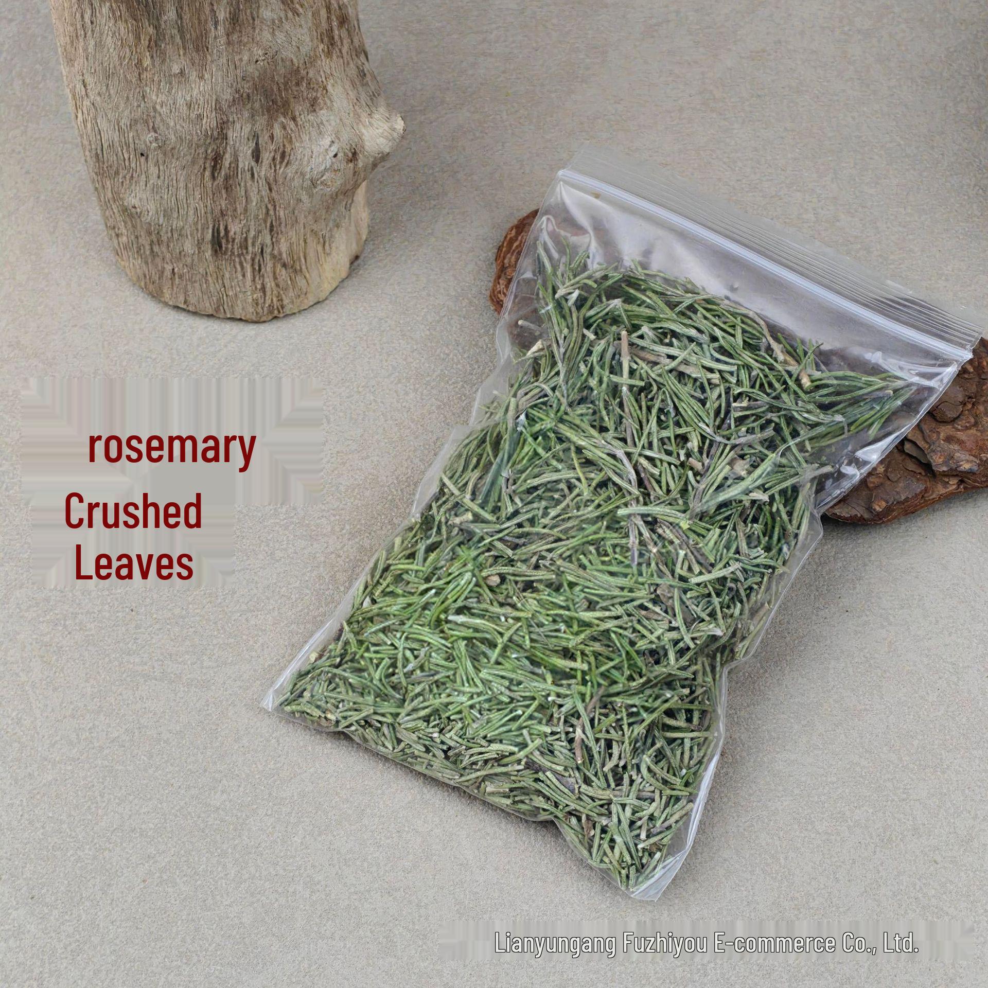 Rosemary Crushed Leaves Natural Fire-Free Diffuser - Herbal Dried Flower Incense for Meditation & Crystal Demagnetization