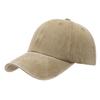 Washed Baseball Cap Hat Solid Color Curved Brim Cowboy Sun Hat Distressed Washed Baseball Cap