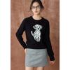 French Style Puppy Jacquard Knit Sweater