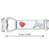 Retired Race Horse – Bottle opener with a horse, personalized fridge magnet bottle opener | Art-Dog
