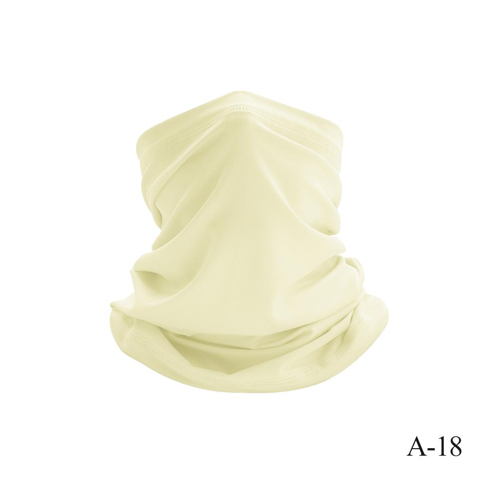Proteção UV Cobertura Facial de Seda Gelo Tubo de Pescoço Bandana Lenço para Esportes ao Ar Livre Respirável Lenço para Caminhada Polaina de Pescoço Bandana