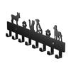 Animal Shape Wall Mount Hook Strong Metal Materials Ideal For Hanging Coat Towels Bags Home Or Workplaces Organization