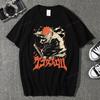 Japan Anime Bleach Ichigo Kurosaki T Shirt Men Fashion T-shirt Short Sleeve Vintage Cartoon Tshirt Harajuku Tops Cotton Clothes