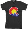 Threadrock Men's Colorado Mountain T Shirt State Denver