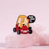 Honk Honk Gans Auto Emaille Anstecknadeln Benutzerdefinierte Broschen Reversabzeichen Cartoon Tier Lustiger Schmuck Geschenk für Kinder Freunde