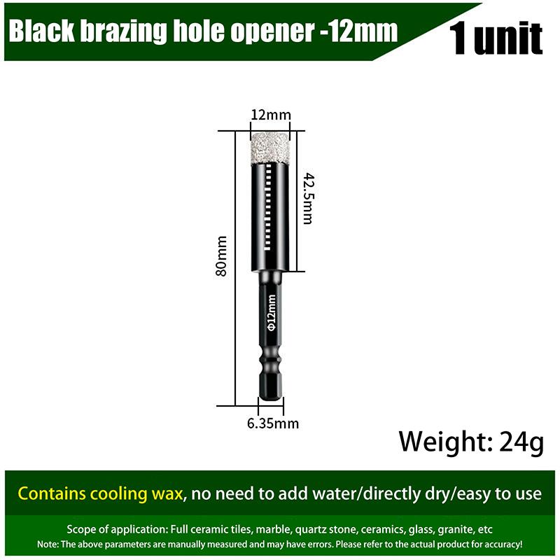 6-16Mm Hexagonal Shank Brazed Dry Ceramic Tile Drill Bit Granite Vitrified Tile Hole Opener Diamond Drill Bit Hole Saw