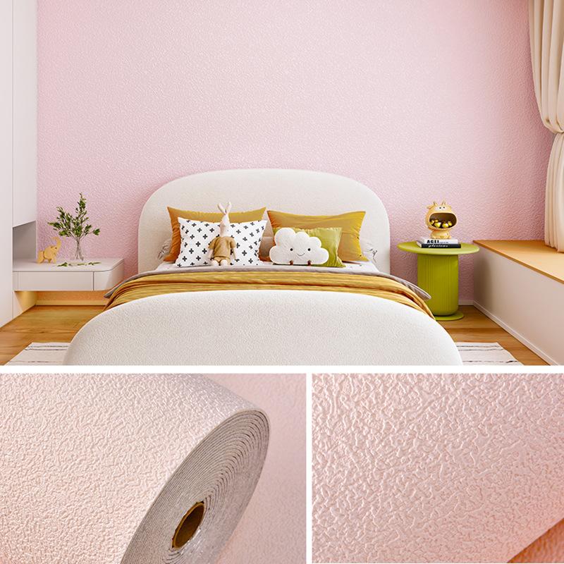 

3D Self Adhesive Wall Sticker Roll Embossed Diatom Mud Pattern Waterproof Moisture Proof Wallpaper For Bedroom Hotel Decoration 2.8mx50cmx2.5mm