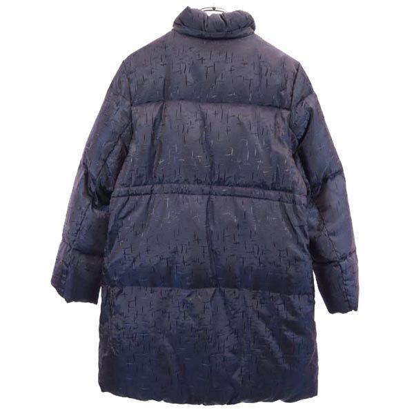 Balmain Dunkåpe L Lilla x marineblå Dame Brukt