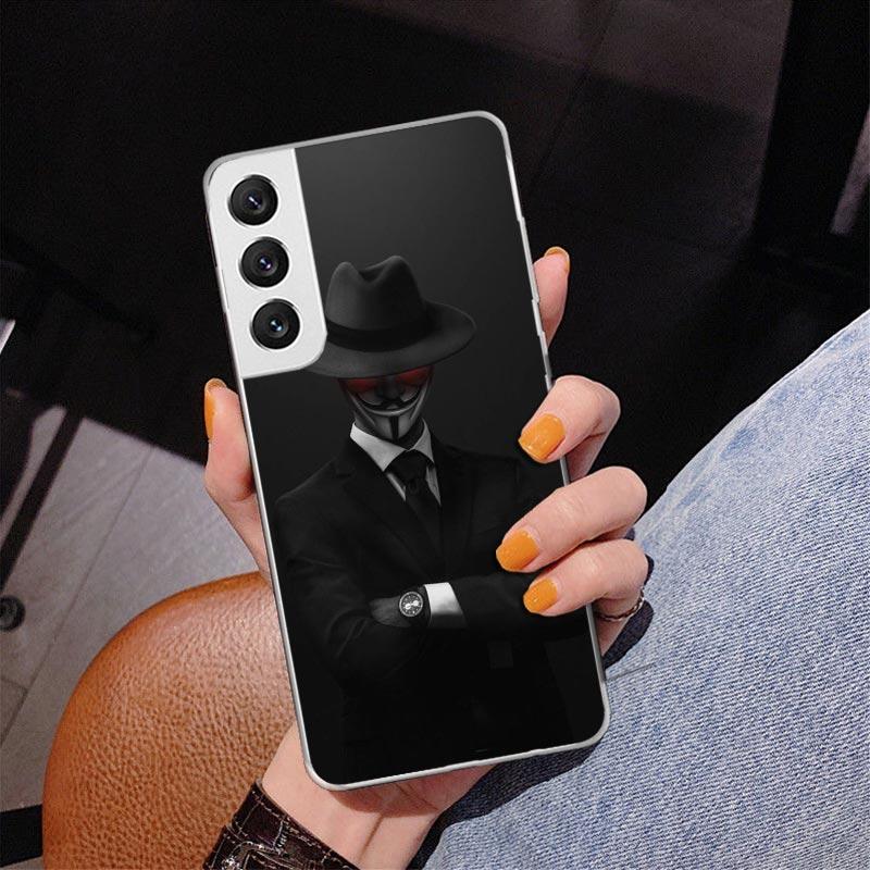 Man Suit Shirt Tie Phnoe Case for Samsung Galaxy S26 S25 Edge S23 S24 Ultra S22 Plus S21 S20 FE Unique Cover Soft Coque Galaxy S