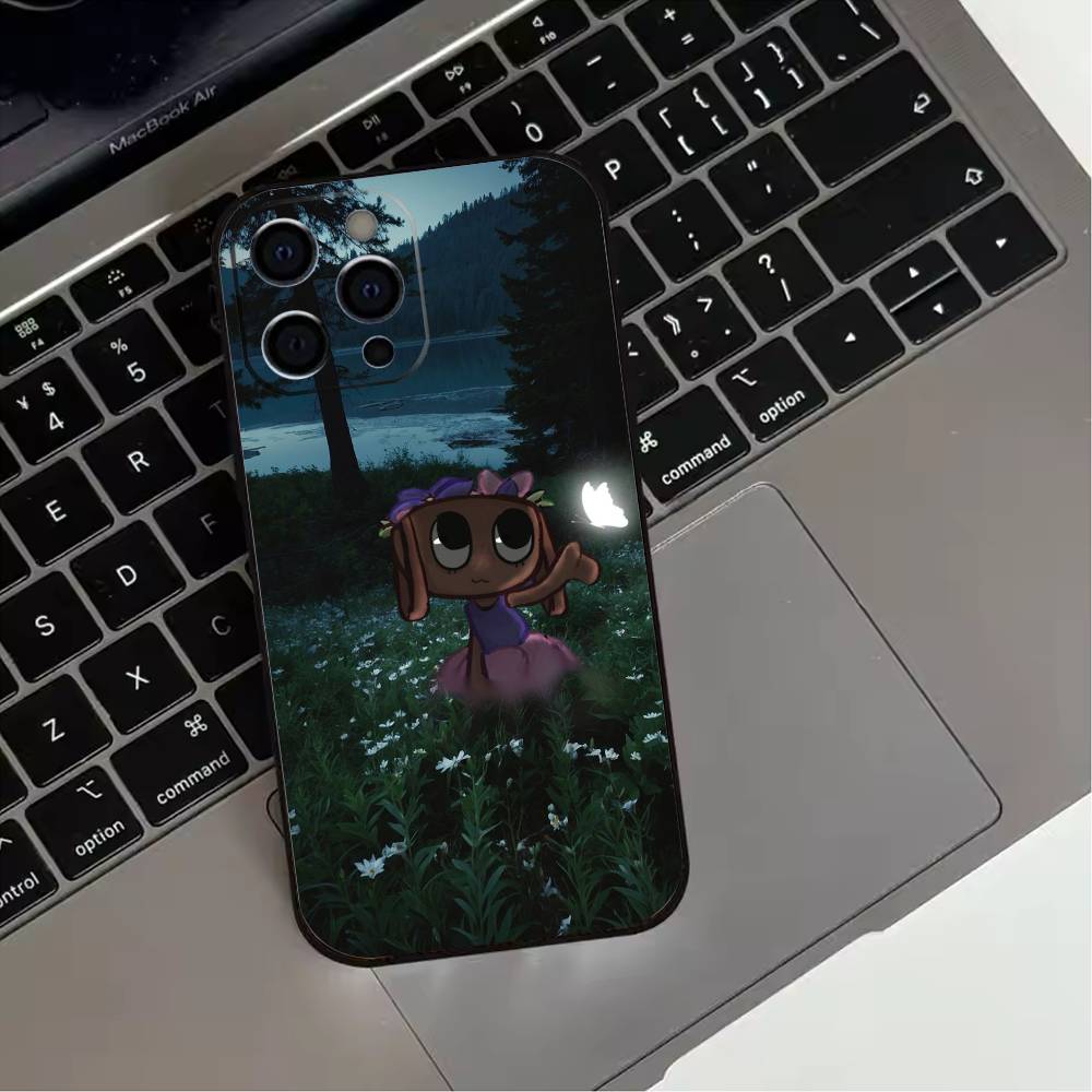 B-Bassie  Phone Case For iPhone 17,16,15,14,13,12,11 Plus,Pro Max,XS,Soft Silicone Black Cover