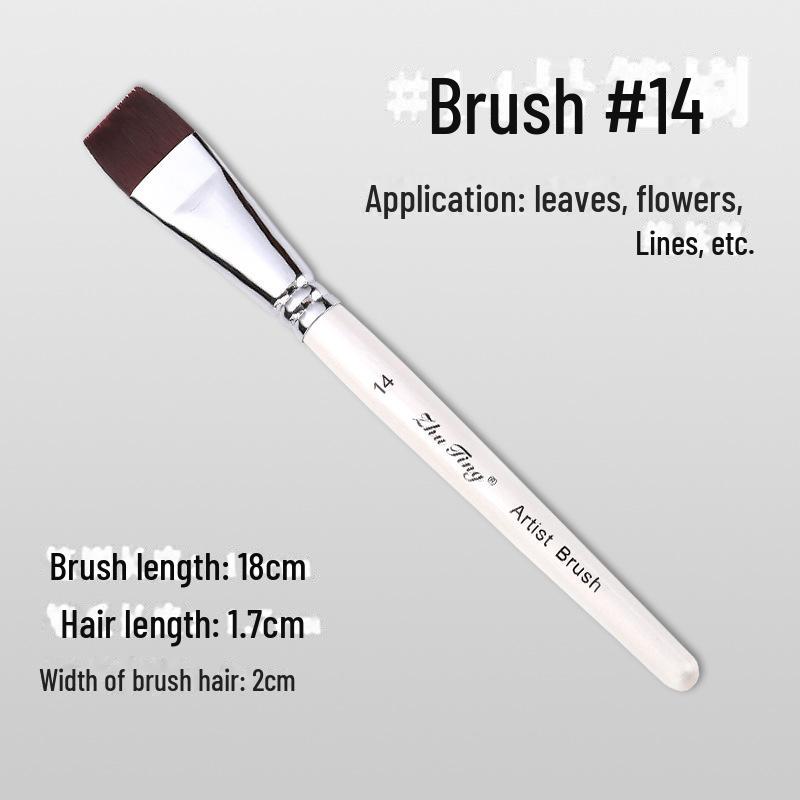 17-Piece Face Painting Brush Set for Various Artistic Techniques Like Line Work, Embossing, Blending, and More.