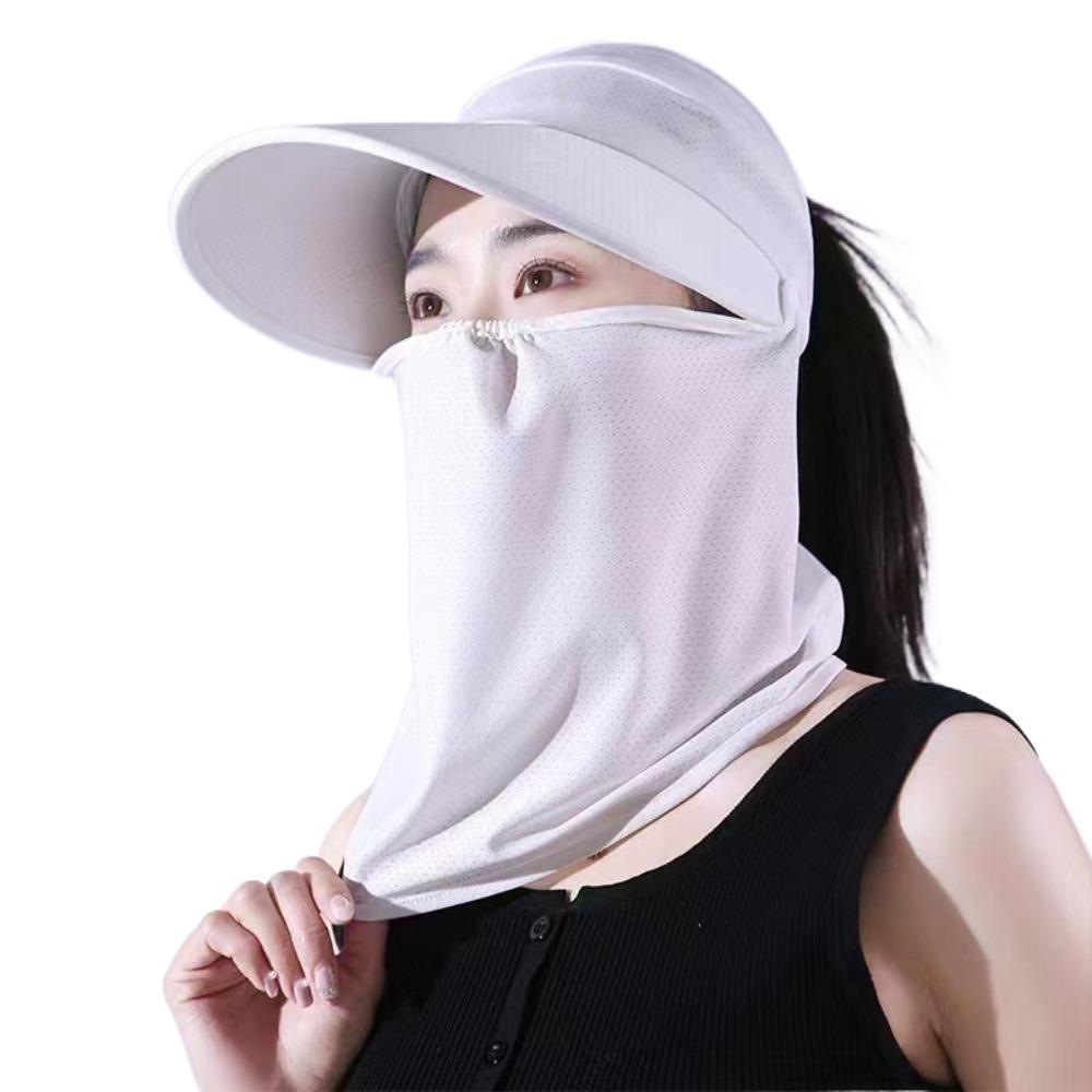 Visor Hat Empty Top Hat Face Protection Face Cover  Hat Fashion Women Sun Hat  Beach
