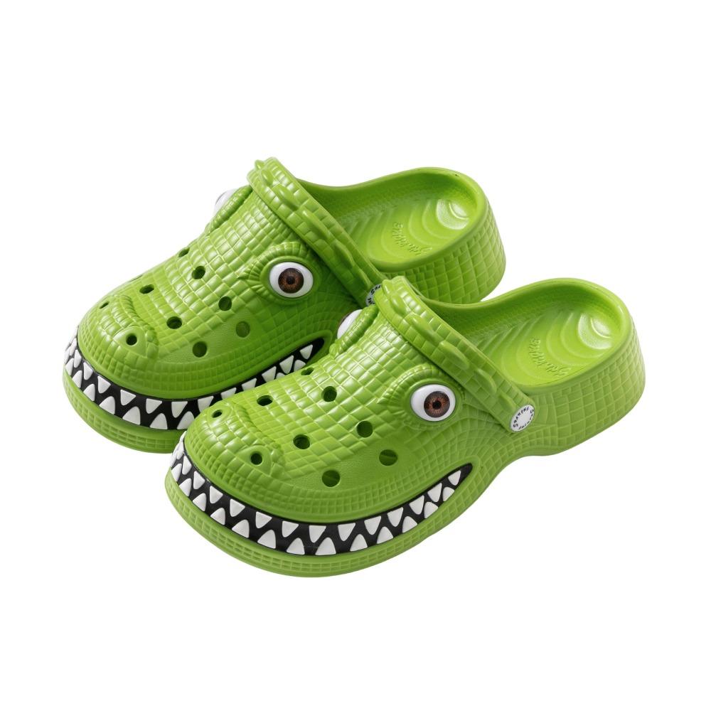 Crocodile Shape Children's Sandals Cartoon Beach Slippers Kids Slippers For Boys Aged 4-7