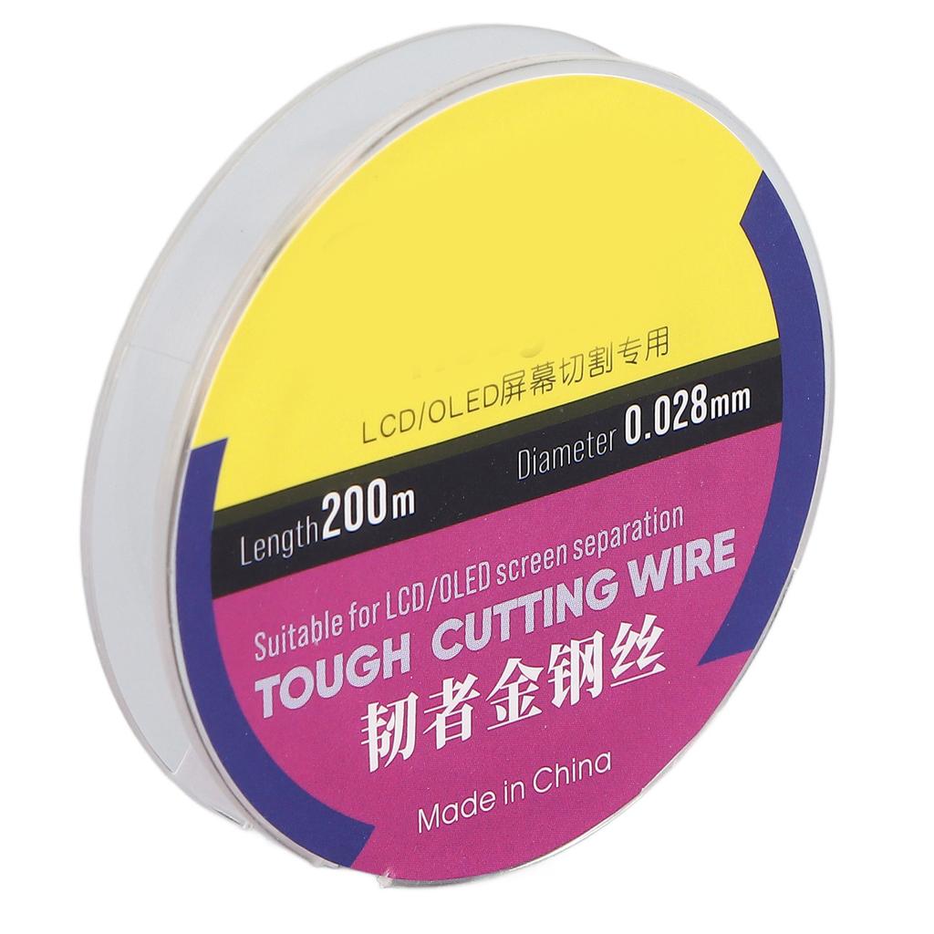 200M Phone LCD Screen Cutting Line High Hardness Steel Phone LCD Screen Separating Wire