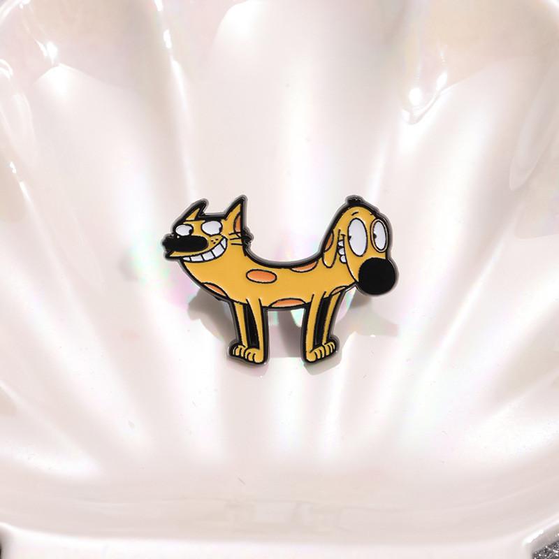 Character Cartoon Charming Alloy Brooch For Stylish Winter Accessories Fashion