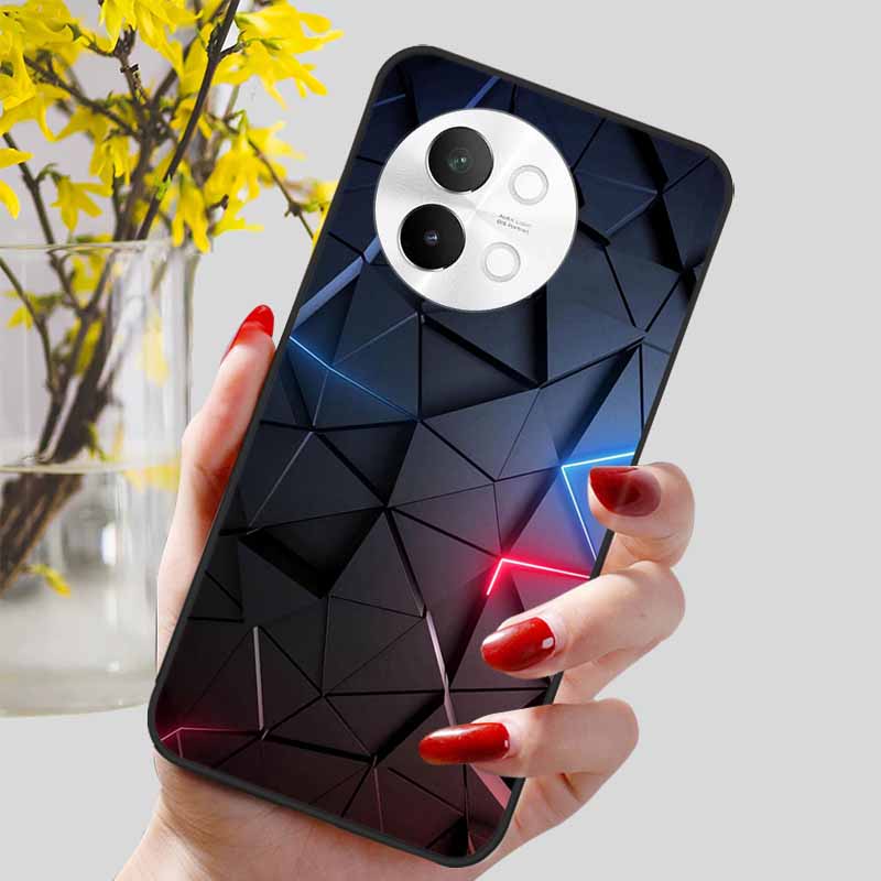 For Vivo V40 Lite 5G Case Fashion Soft Silicone Lovely Phone Cover for Vivo V 40 Lite V40Lite 5G Protect Back Cover TPU Coques