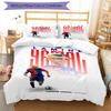 Lamine Yamal Fcb World Cup Champion Bedding Set,Premium Bed Linen for Bedroom Home Decoration,Perfect Collectible Gift for Messi Fans,Easy Care Duvet 