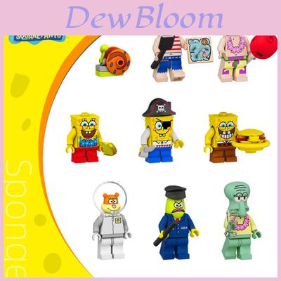 Zestaw Klocków SpongeBob Kanciastoporty Edukacyjna Zabawka Dla Dzieci Zawiera 38-50 Kawałków