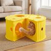 Wear-Resistant Felt Cat Bed Breathable Cat Scratching Board Cat Cheese House  for Kittens