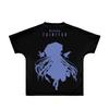 Arcaea Conflict Ani Art aqua label Full Graphic T-shirt Unisex S size